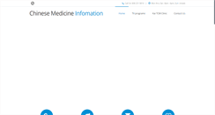 Desktop Screenshot of chinesemedicineinfo.com