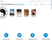 Tablet Screenshot of chinesemedicineinfo.com